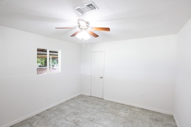 10626 Fussel Rd, Conroe, TX 77385 - unfurnished room with ceiling fan and baseboards