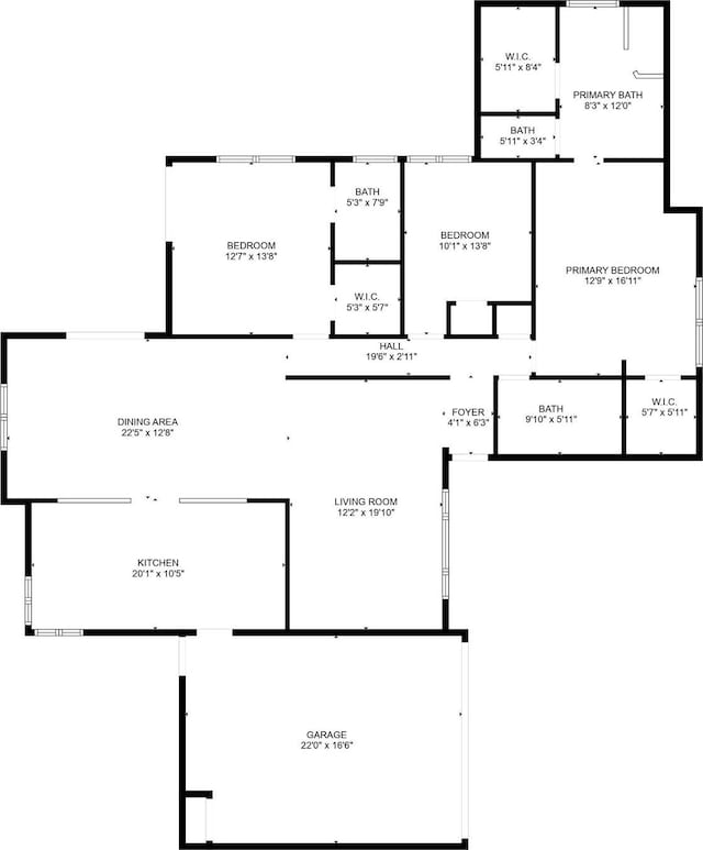 4422 Merwin St, Houston, TX 77027 - view of home floor plan