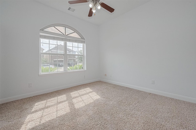 2403 Ranna Ct, Sugar Land, TX 77498 - carpeted empty room with a ceiling fan and baseboards
