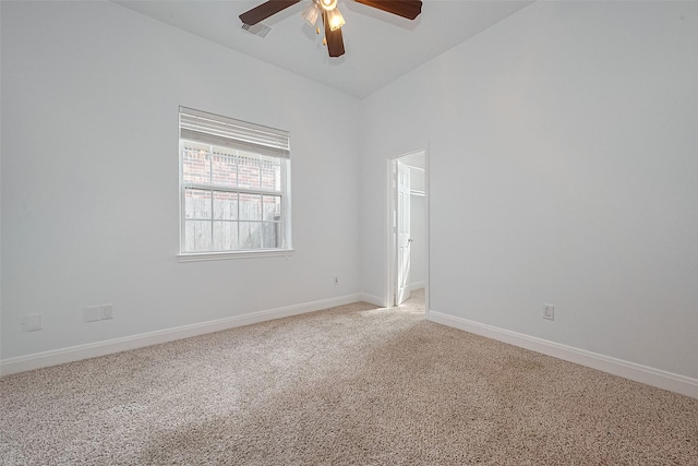 2403 Ranna Ct, Sugar Land, TX 77498 - spare room with a ceiling fan and light carpet