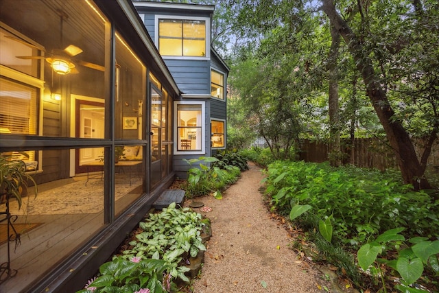 11 Leaf Trace Ct, Spring, TX 77381 - view of yard with a sunroom and a deck