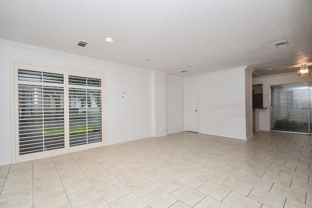 2635 Marilee Ln Unit 2635, Houston, TX 77057 - spare room with crown molding and recessed lighting