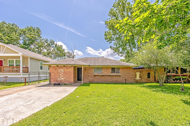 11058 Vailview Dr, Houston, TX 77016 - view of front facade featuring brick siding