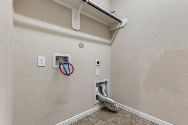 23606 Stargazer Pt, Spring, TX 77373 - laundry room featuring hookup for an electric dryer, hookup for a washing machine, and hookup for a gas dryer