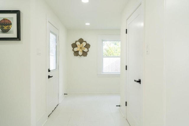 1020 E 16th St, Houston, TX 77009 - hall featuring recessed lighting and light flooring