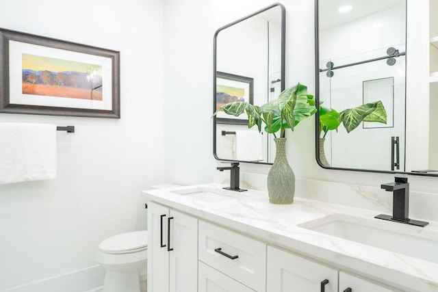 1020 E 16th St, Houston, TX 77009 - full bathroom with double vanity and a shower