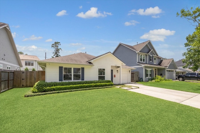 1247 Martin St, Houston, TX 77018 - view of front of house featuring driveway and a garage