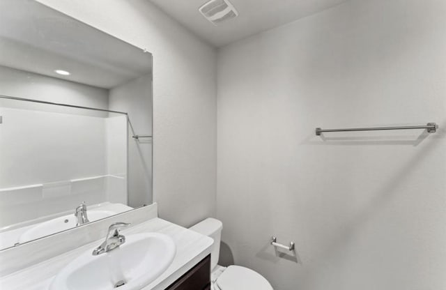 23322 Pelham Prairie Ln, Spring, TX 77373 - bathroom with vanity and a shower