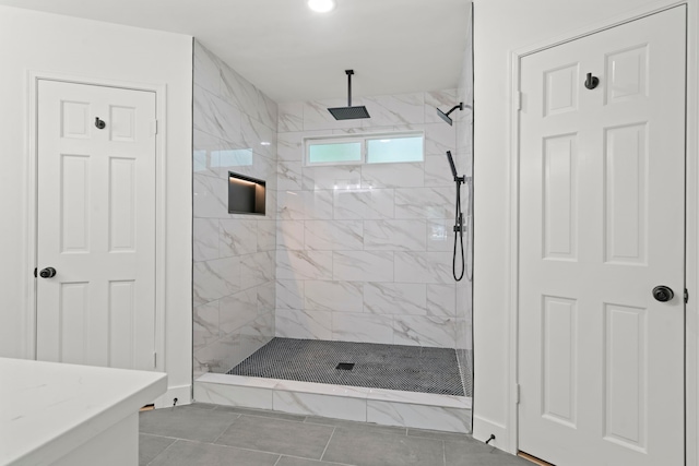 8215 Twining Oaks Ln, Spring, TX 77379 - bathroom with a marble finish shower