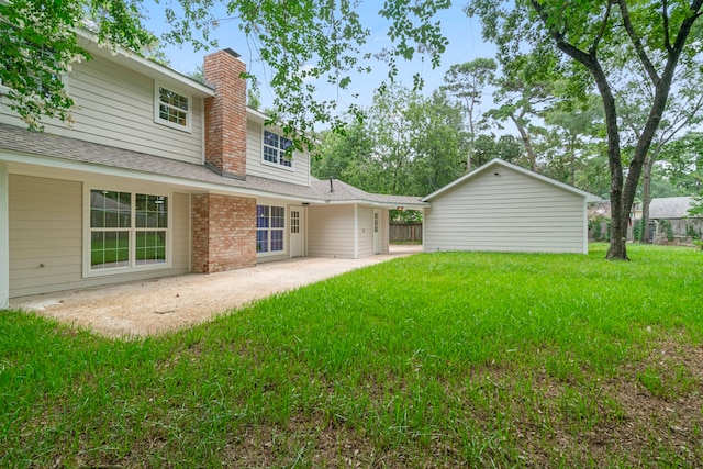 8215 Twining Oaks Ln, Spring, TX 77379 - view of yard with a patio