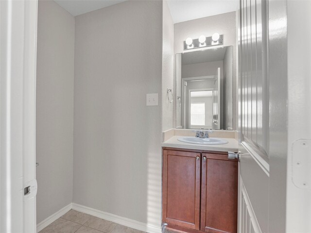 419 Eastern Phoebe, San Antonio, TX 78253 - bathroom featuring vanity and tile patterned floors