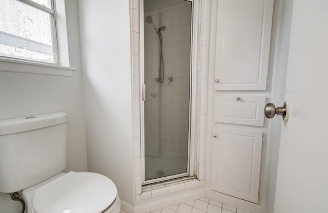 22710 Earlmist Dr, Spring, TX 77373 - bathroom with toilet and a stall shower