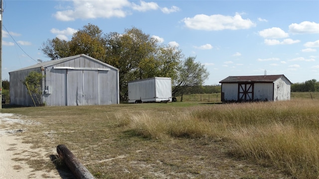 17930 N Interstate 35, West, TX 76691 - view of yard with a pole building and an outdoor structure
