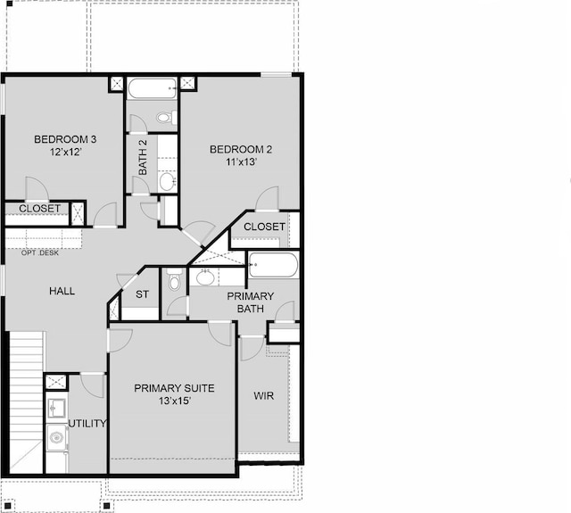 13328 Burbot Dr, Conroe, TX 77384 - view of floor plan / room layout