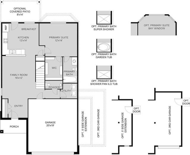 13336 Burbot Dr, Conroe, TX 77384 - view of floor plan / room layout