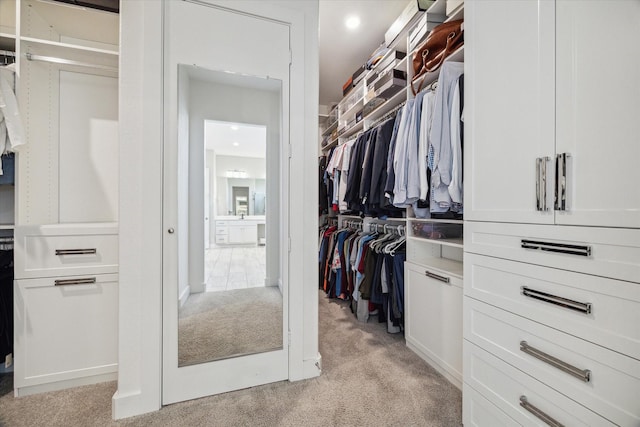 19526 Rock Quillwort Rd, Cypress, TX 77433 - walk in closet with light colored carpet