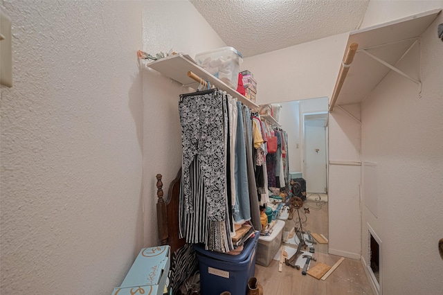 2017 Willow Bend Rd, Wharton, TX 77488 - walk in closet featuring wood finished floors