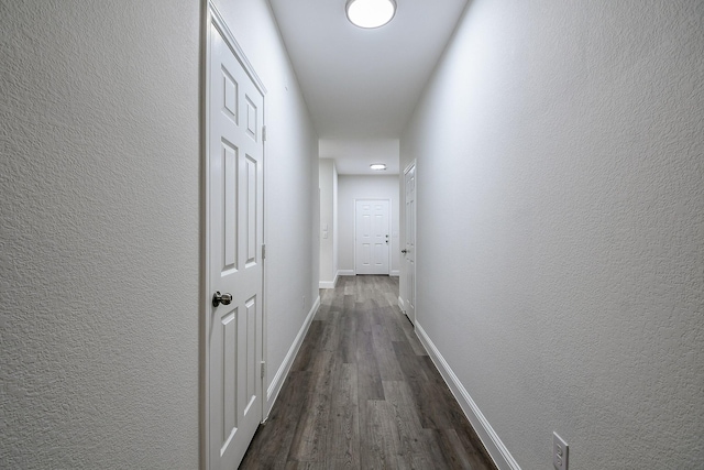 167 Courageous Side Way, Magnolia, TX 77354 - corridor featuring dark wood-type flooring and baseboards