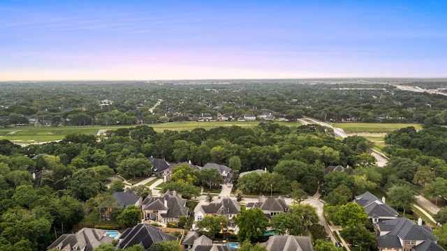 4607 Wellbrook Ln, Katy, TX 77450 - aerial perspective of suburban area featuring a tree filled landscape