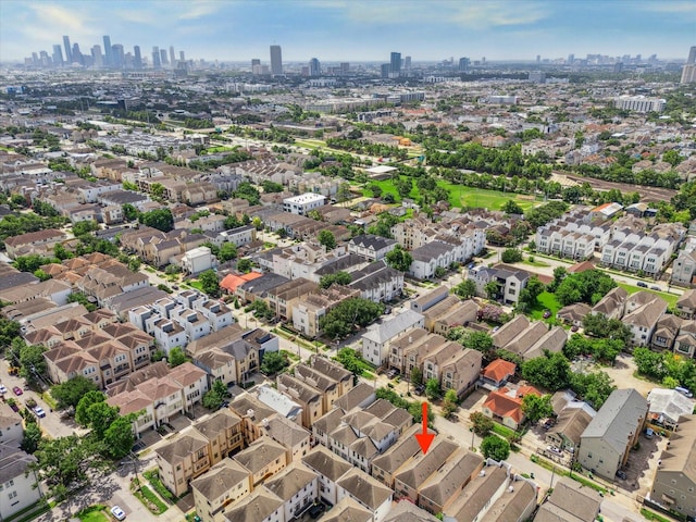 5708 Petty St Unit B, Houston, TX 77007 - view of property location with city skyline