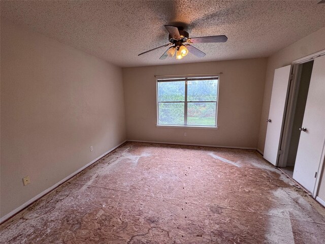 1629 Sylvia Ct, Round Rock, TX 78681 - unfurnished room featuring ceiling fan and a textured ceiling