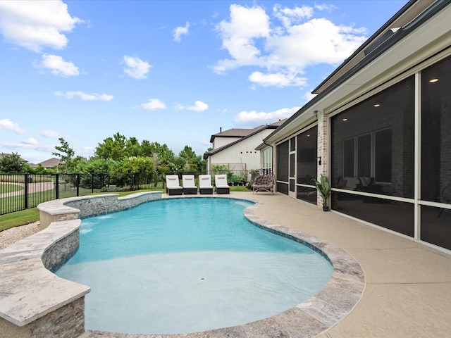 21310 Blue Wood Aster Ct, Cypress, TX 77433 - view of swimming pool featuring a patio area