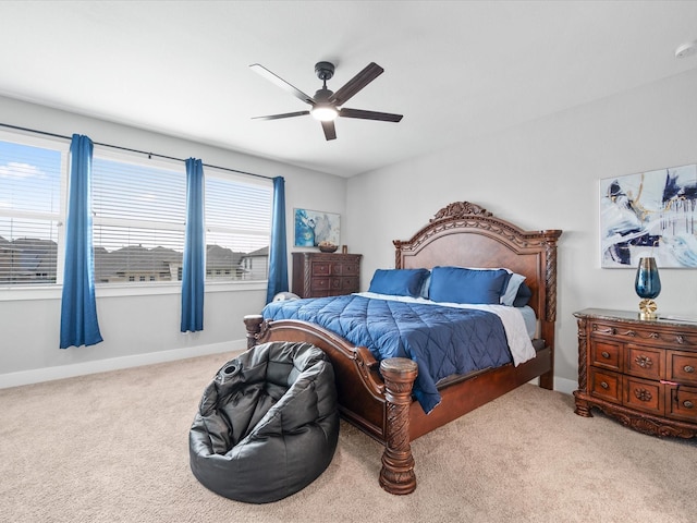 21310 Blue Wood Aster Ct, Cypress, TX 77433 - carpeted bedroom with ceiling fan and baseboards