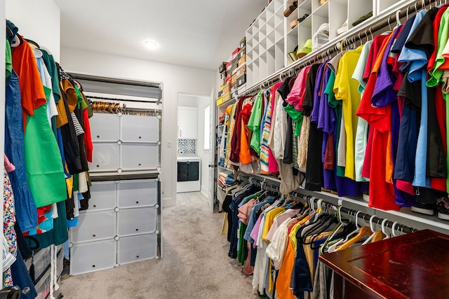 6523 Poplar Meadow Ln, Katy, TX 77493 - walk in closet with carpet flooring
