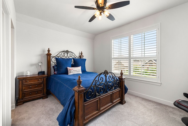 6523 Poplar Meadow Ln, Katy, TX 77493 - carpeted bedroom with multiple windows and a ceiling fan