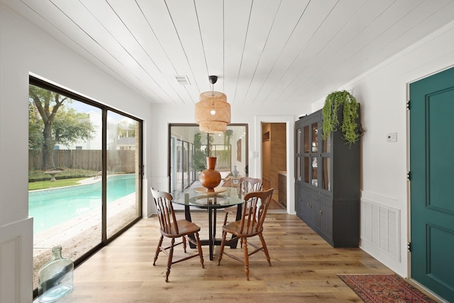 15722 Falmouth Dr, Houston, TX 77059 - dining room with light wood-type flooring