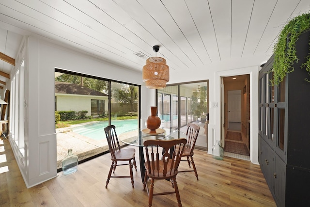 15722 Falmouth Dr, Houston, TX 77059 - dining area with light wood-style flooring