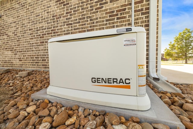 32319 Tall Oaks Way, Magnolia, TX 77354 - exterior view of a power unit and brick siding