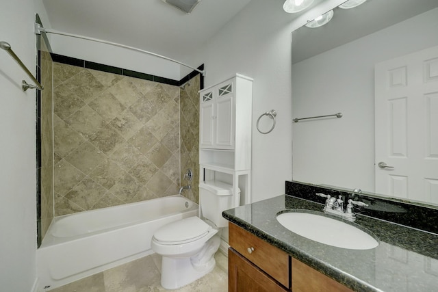 7539 Highmeadow, Houston, TX 77063 - full bathroom featuring vanity and shower / washtub combination
