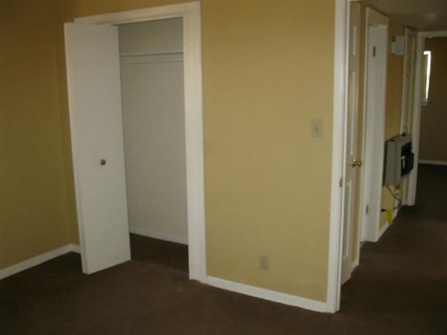 4911 Delano St, Houston, TX 77004 - unfurnished bedroom featuring a closet and carpet floors