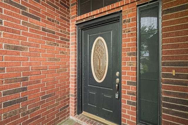3803 Doveswood Cir, Needville, TX 77461 - property entrance featuring brick siding