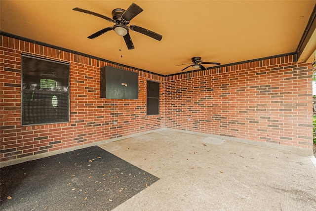 3803 Doveswood Cir, Needville, TX 77461 - view of patio with a ceiling fan