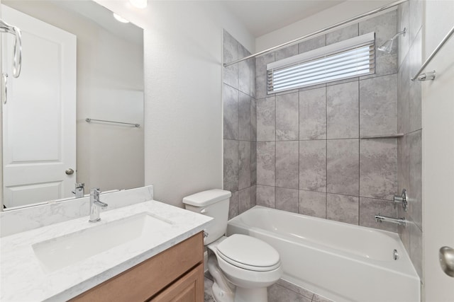 12722 Noble Fields Way, Cypress, TX 77433 - bathroom featuring vanity and bathtub / shower combination