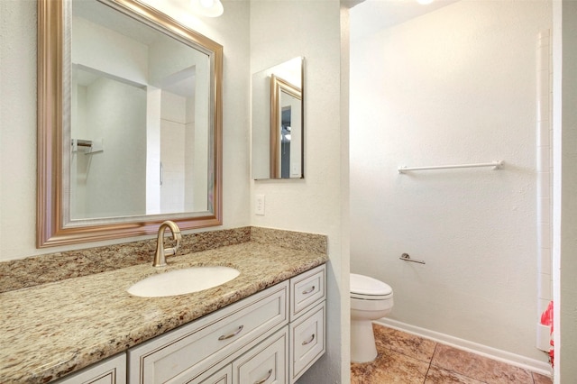 10314 Paintbrush Ln, Sugar Land, TX 77498 - bathroom featuring vanity and tile patterned flooring
