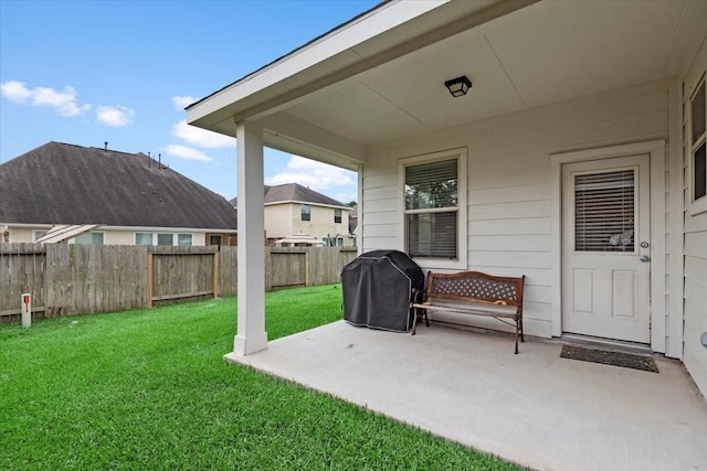 30119 Saw Oaks Dr, Magnolia, TX 77355 - fenced backyard featuring a patio