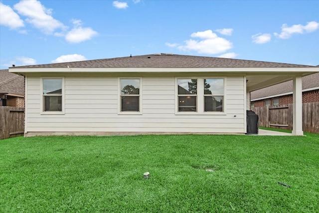 30119 Saw Oaks Dr, Magnolia, TX 77355 - rear view of property with a fenced backyard