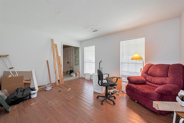 25107 Broughton St, Spring, TX 77373 - office featuring wood finished floors