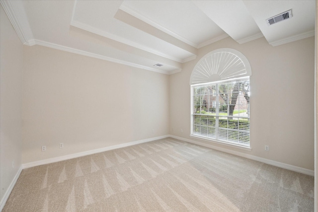 15411 Driftwood Oak Ct, Houston, TX 77059 - unfurnished room featuring light carpet and ornamental molding