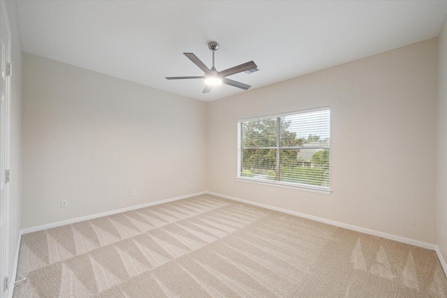 15411 Driftwood Oak Ct, Houston, TX 77059 - spare room with light colored carpet and a ceiling fan