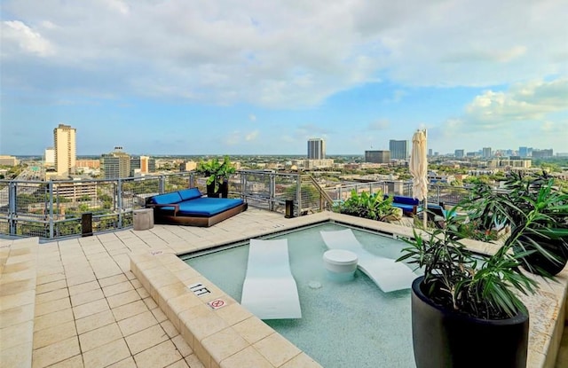 2000 Bagby St Unit 9420, Houston, TX 77002 - view of swimming pool with a view of city