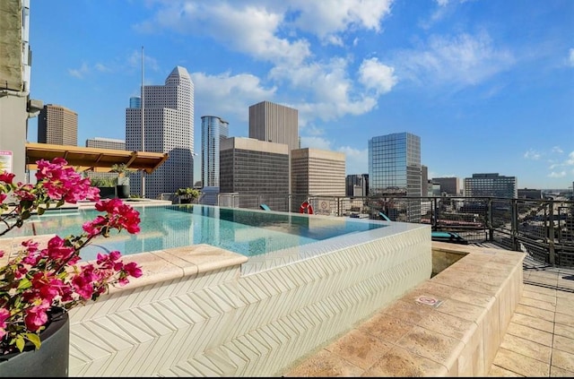 2000 Bagby St Unit 9420, Houston, TX 77002 - view of pool with a skyline view and an infinity pool