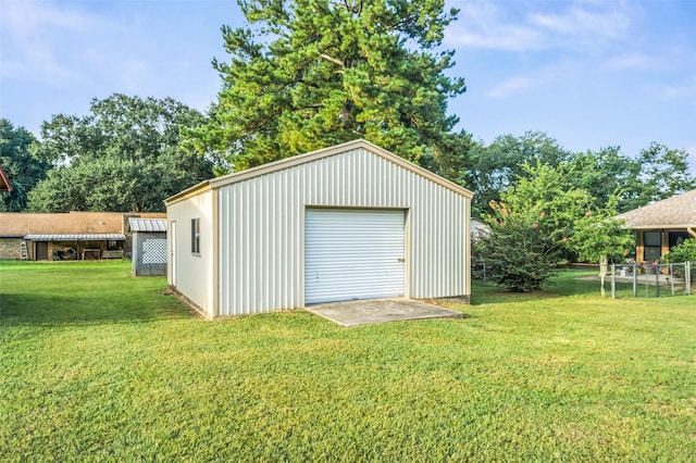 91 E Post Oak Ln, Shepherd, TX 77371 - view of detached garage