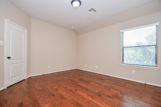 6034 Gracys Landing Ln, Katy, TX 77494 - spare room featuring wood finished floors and vaulted ceiling