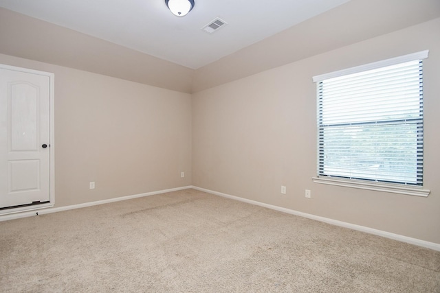 6034 Gracys Landing Ln, Katy, TX 77494 - carpeted empty room with baseboards and vaulted ceiling