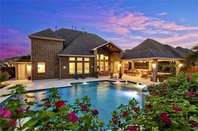 10210 Grape Creek Grove Ln, Cypress, TX 77433 - view of pool with a patio