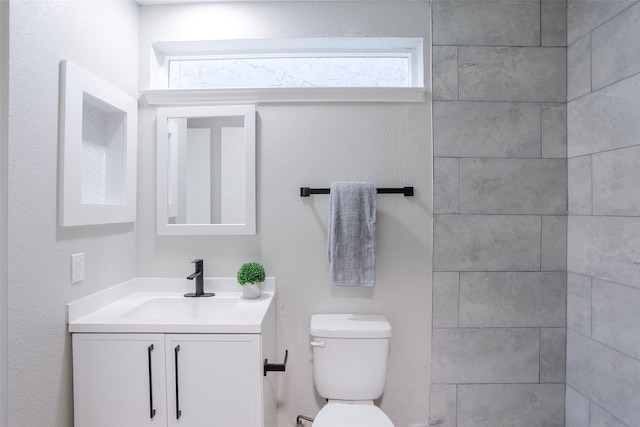 10260 Field Stone Dr, Houston, TX 77041 - bathroom with vanity and healthy amount of natural light